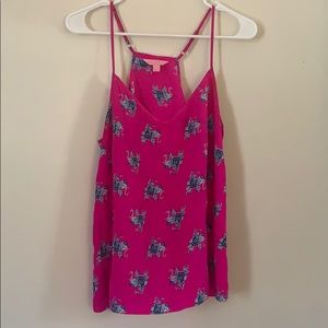 Lily Pulitzer Dusk Silk tank top